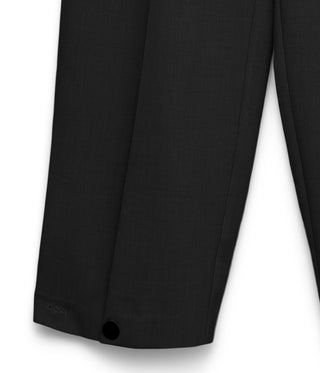 Γυναικείο παντελόνι VMMICHELL HW BARREL BUTTON DTL PANT PRM VERO MODA 10350742 BLACK W26/27
