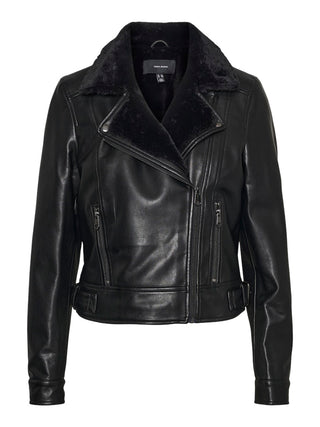 Γυναικείο Biker Jacket VMHAILEY SHORT COATED JACKET VERO MODA 10250405 Black W24/25