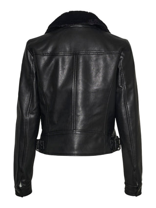 Γυναικείο Biker Jacket VMHAILEY SHORT COATED JACKET VERO MODA 10250405 Black W24/25