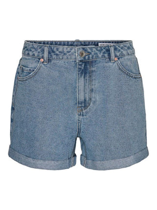 Γυναικείο σορτς denim Loose Fit VMZURI HR LOOSE SHORTS MIX VERO MODA 10279493 Light Blue Denim NOOS S 24