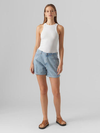 Γυναικείο σορτς denim Loose Fit VMZURI HR LOOSE SHORTS MIX VERO MODA 10279493 Light Blue Denim NOOS S 24