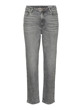 Γυναικείο τζιν Mom Fit 79% Cotton, 20% Recycled Cotton, 1% Elastane VMLINDA HR MOM JEANS GU214 GA VERO MODA 10291012 Medium Grey Denim NOOS W24/25