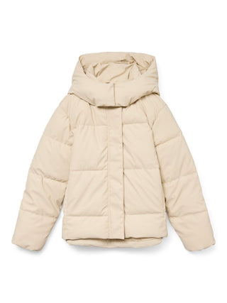 Γυναικείο μπουφάν VMGRETAKYLIE SHORT COATED JACKET Vero Moda 10311315 Oatmeal NOOS W25/26