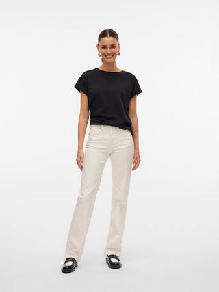 Γυναικείο τζιν VMTESSA HR STRAIGHT JEANS COLOR GA Vero Moda 10324274 Bright White NOOS SS25
