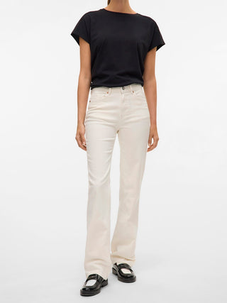Γυναικείο τζιν VMTESSA HR STRAIGHT JEANS COLOR GA Vero Moda 10324274 Bright White NOOS SS25