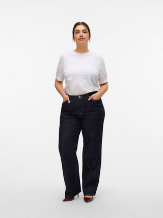 Γυναικείο τζιν VMCTESSA HR WIDE J RA369 GA CURVE Vero Moda 10326265 Dark Blue Denim NOOS SS26