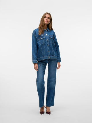 Γυναικείο μπουφάν VMTESSA LS OVERSIZE DENIM JACKET GA Vero Moda 10329868 Medium Blue Denim NOOS W25/26