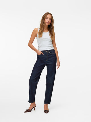 Γυναικείο τζίν VMTESSA HR MOM JEANS RA369 GA Vero Moda 10333060 Dark Blue Denim W25/26