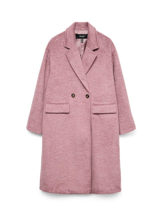 Γυναικείο παλτό VMLELEA LONG COAT Vero Moda 10333692 Rose Brown W25/26