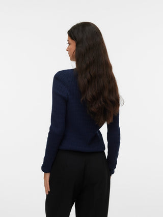 Γυναικείο παντελόνι VMELMA MW BARREL BELT ANKLE PANT VERO MODA 10340506 BLACK NOOS W26/27