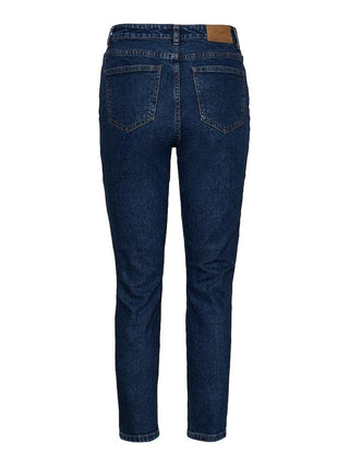 Γυναικείο τζιν VMBRENDA HR STRAIGHT ANK GU3135 VERO MODA 10268434 Dark Blue Denim NOOS W 23/24