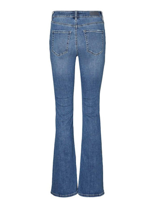 Γυναικείο τζιν VMFLASH MR FLARED JEANS LI347 GA VERO MODA 10302478 Medium Blue Denim NOOS S 24