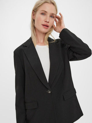 Γυναικείο σακάκι VMTROIANTHEA LS LOOSE BLAZER VERO MODA 10282655 Black NOOS W 23/24