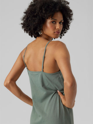 Γυναικείο φόρεμα VMLUNA SINGLET ANKLE DRESS VERO MODA 10286077 LAUREL WREATH NOOS SS26