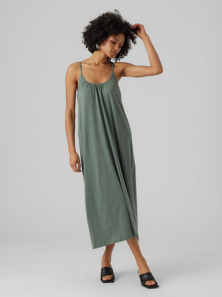 Γυναικείο φόρεμα VMLUNA SINGLET ANKLE DRESS VERO MODA 10286077 LAUREL WREATH NOOS SS26