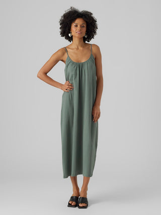 Γυναικείο φόρεμα VMLUNA SINGLET ANKLE DRESS VERO MODA 10286077 LAUREL WREATH NOOS SS26