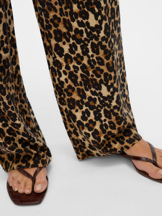 Γυναικεία παντελόνα VMJESMILO HW WIDE PANTS WVN GA Vero Moda 10287363 Tigers Eye NOOS SS25