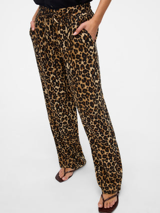 Γυναικεία παντελόνα VMJESMILO HW WIDE PANTS WVN GA Vero Moda 10287363 Tigers Eye NOOS SS25