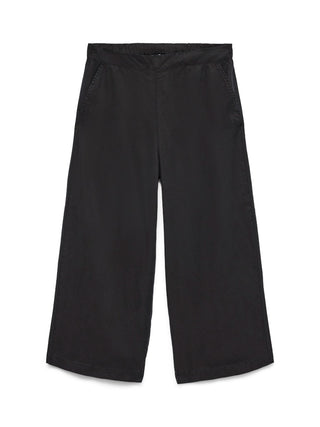 Γυναικεία παντελόνα VMBREE MR WIDE TENCEL CULOTTE GA Vero Moda 10304861 Black Denim NOOS SS25