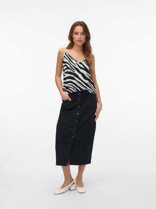 Γυναικείο top VMEASY JOY V-NECK SINGLET WVN GA Vero Moda 10297362 Birch SS25