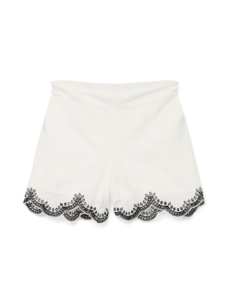 Γυναικείο σορτς VMDIANA MW SHORTS WVN BTQ Vero Moda 10329100 Snow White SS25