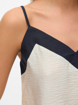 Γυναικείο top VMDENISE SINGLET TOP WVN BTQ GA Vero Moda 10329790 Birch SS25