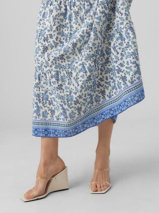 Γυναικεία φούστα VMMILAN HW LONG SKIRT VERO MODA 10281777 Dazzling Blue S23