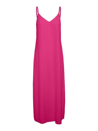 Γυναικείο φόρεμα VMUTYRA SINGLET ANKLE  DRESS VERO MODA 10289727 Pink Yarrow S23