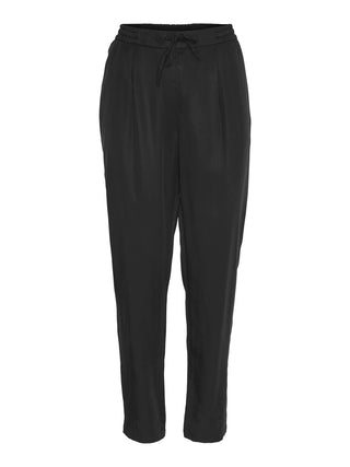 Γυναικείο παντελόνι VMHARPER MW TAPERED PULL ON PANTS VERO MODA 10283707 Black Denim S23