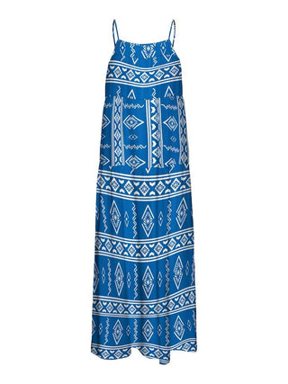 Γυναικείο φόρεμα VMDICTHE S/L MAXI DRESS VERO MODA 10292194 Skydiver S23