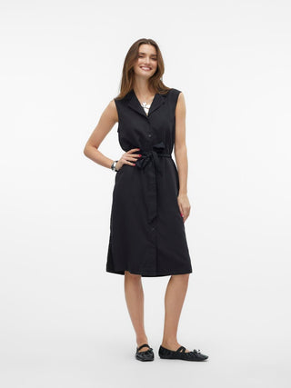 Γυναικείο φόρεμα VMBREE SL BLK SHIRT TENCEL DRESS GA Vero Moda 10304888 Black Denim SS25