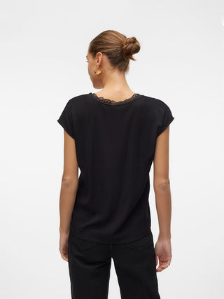Γυναικείο top VMBELLA SL LACE TOP WVN VERO MODA 10306060 BLACK NOOS SS26