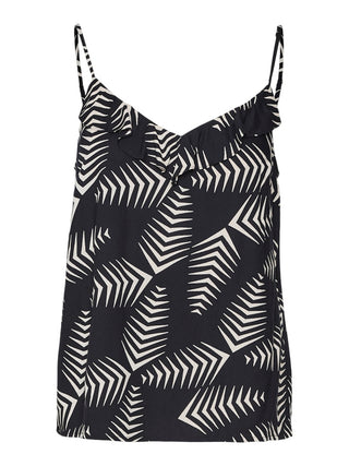 Γυναικείο top Regular Fit 100% Viscose VMKANYA SINGLET TOP WVN BTQ VERO MODA 10307408 Black S 24