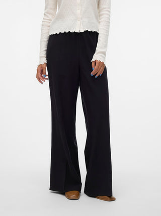 Γυναικεία παντελόνα Wide Leg Fit 93% Viscose, 7% Polyester VMCARMEN HW PALAZZO PANT VERO MODA 10309890 Black S 24