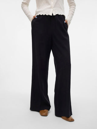 Γυναικεία παντελόνα Wide Leg Fit 93% Viscose, 7% Polyester VMCARMEN HW PALAZZO PANT VERO MODA 10309890 Black S 24