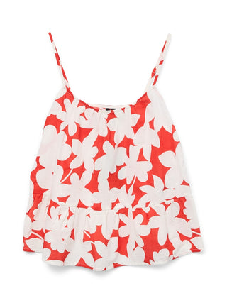 Γυναικείο top VMDICTHE SINGLET TOP WVN GA Vero Moda 10323638 Fiery Red SS25