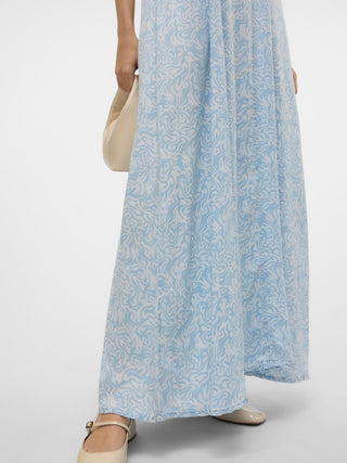 Γυναικείο φόρεμα VMHARPER SL STRAP MAXI TENCEL DRESS GA Vero Moda 10283677 Light Blue Denim SS25