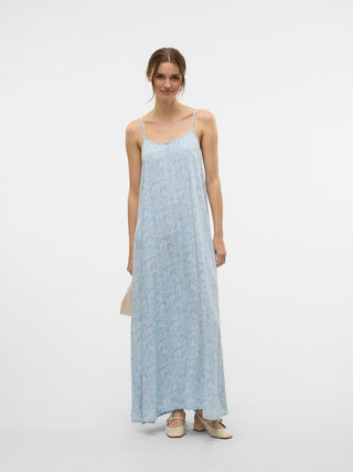 Γυναικείο φόρεμα VMHARPER SL STRAP MAXI TENCEL DRESS GA Vero Moda 10283677 Light Blue Denim SS25
