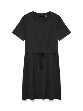 Γυναικείο φόρεμα VMLUNA SS SHORT STRING DRESS JRS VERO MODA 10325626 BLACK NOOS SS26