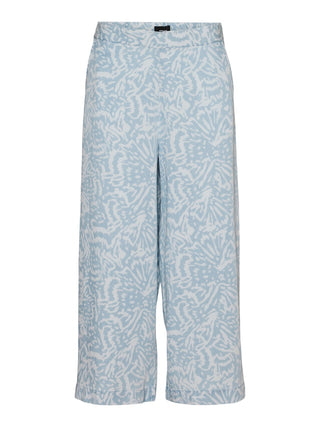 Γυναικεία παντελόνα VMBREE MR WIDE TENCEL CULOTTE GA Vero Moda 10304861 Light Blue Denim NOOS SS25