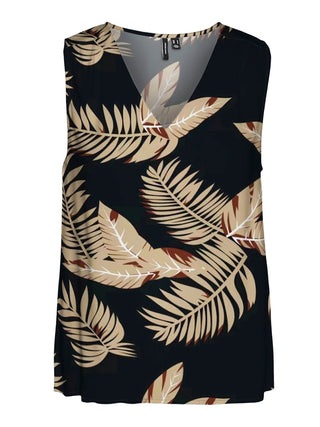 Γυναικείο top VMEASY JOY S/L V-NECK TOP WVN GA Vero Moda 10301759 Black SS25