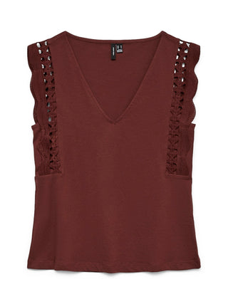 Γυναικείο top VMGABBY SL V-NECK TOP JRS GA VERO MODA 10339862 ANDORRA SS26