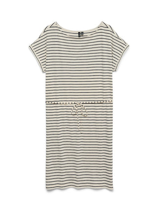 Γυναικείο φόρεμα VMHOLLI SS BOAT-NECK SHORT DRESS JRS 10339734 VERO MODA BIRCH SS26