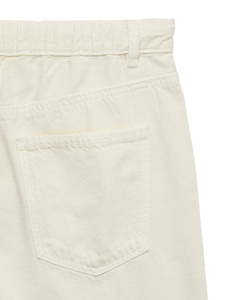 Γυναικείο σορτς VMVILLA MR BERMUDA DNM SHORTS MIX VERO MODA 10326196 ECRU SS26