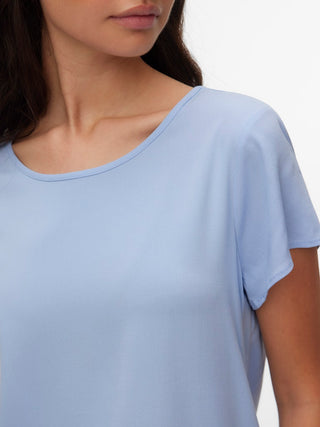 Γυναικεία μπλούζα κοντομάνικη VMBELLA SS TOP WVN Vero Moda 10303431 Brunnera Blue NOOS SS26