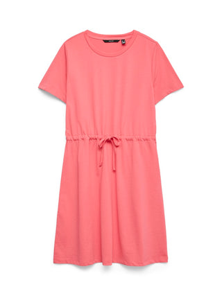 Γυναικείο φόρεμα VMLUNA SS SHORT STRING DRESS JRS VERO MODA 10325626 CORAL PARADISE NOOS SS26