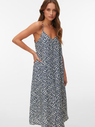 Γυναικείο φόρεμα VMJOSIE CALF SINGLET DRESS WVN GA Vero Moda 10303398 BIRCH SS26