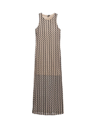 Γυναικείο φόρεμα VMVIOLA SL O-NECK ANCLE DRESS JRS VERO MODA 10344305 BLACK SS26