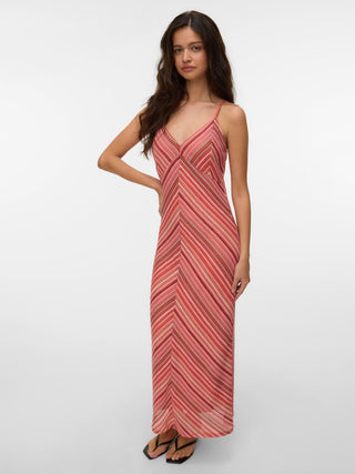 Γυναικείο φόρεμα VMDEMI SINGLET DRESS JRS GA VERO MODA 10344317 CORAL PARADISE SS26