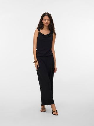 Γυναικείο top VMCARLY SL BUCKLE TOP JRS VERO MODA 10344389 BLACK SS26